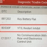 Отключение блокировки VTS по дампам Porsche BCM