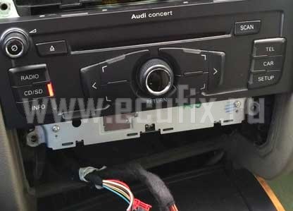 Подключение AUX c Bluetooth в Audi